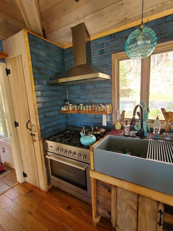 Villa Treehouse Cathedral In Blue Ridge Mountains, Nc Burnsville Exterior foto